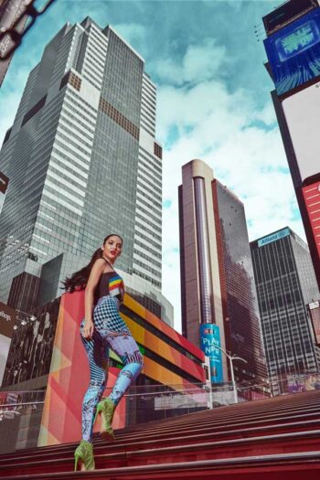 Schaeffer Studios NYC Fashion Photography For Basic Magazine Featuring Laihany Pontón Wearing Versace and Sarah Palmer