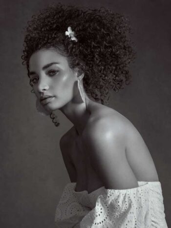 SchaefferStudios NYC Beauty Photographer Featuring Rebekah Miller Chanel White Dress