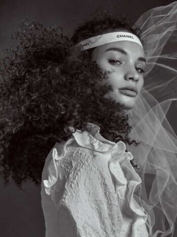 SchaefferStudios NYC Beauty Photographer Featuring Rebekah Miller Chanel Headband